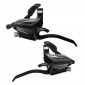 LEVIER/MANETTE VTT PATIN SHIMANO STEF500 3 x 8V. NOIR V-BRAKE 4 DOIGTS (PAIRE) 4550170386979
