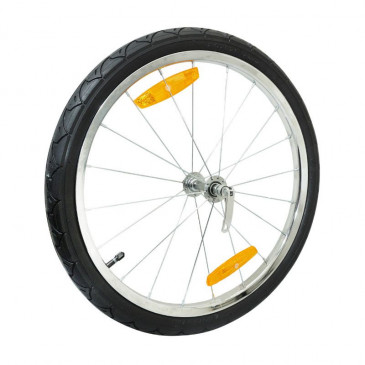 ROUE REMORQUE VELO 20" RAYON BLOCAGE AVEC PNEU + CHAMBRE - POUR REMORQUE 137432 3700948116258