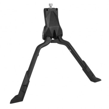 BEQUILLE VELO DOUBLE CENTRALE NEWTON VTC/29" ALU NOIR (POIDS MAXI 60Kgs, PIED STABLE POUR VAE) 3700948116340