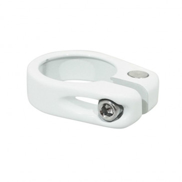 COLLIER SERRAGE TIGE DE SELLE CHC NEWTON ALU BLANC DIAM. 28,6mm