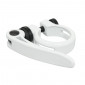 COLLIER SERRAGE TIGE DE SELLE RAPIDE NEWTON ALU BLANC DIAM. 31,8mm (SUR CARTE)