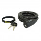 ANTITHEFT FOR BICYCLE - AUVRAY KEY COILED CABLE - FOR BIKE RENTAL Ø 12mm L,1,50 m (WITHOUT BRACKET) ( 50 UNITS CARTON)