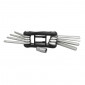 OUTIL MULTIFONCTION NEWTON 10 FONCTIONS CLE ALLEN 2/2.5/3/4/5/6/8 + TOURNEVIS PLAT ET CRUCIFORME + torx T25 3700948139622
