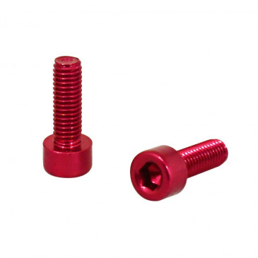 SCREW FOR BOTTLE CAGE - RED (PER 2)