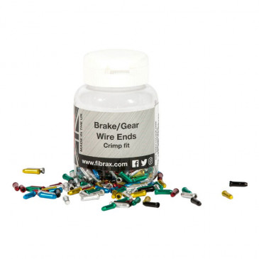 EMBOUT DE CABLE DERAILLEUR/FREIN FIBRAX COLORI ASSORTI (BOITE DE 500) 5027373552900