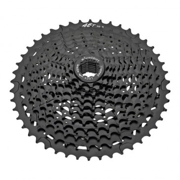 CASSETTE 11V. MICROSHIFT 11-46 POUR SHIMANO/SRAM VTT NOIR (VENDU A L UNITE) (11-13-15-18-21-24-28-32-36-40-46) 3700948187883