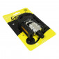 FLAT PEDAL - FOR URBAN BIKE - ALUMINIUM - FOLDABLE - BLACK/SiLVER 9/16 (PAIR ON CARD 3700948186510