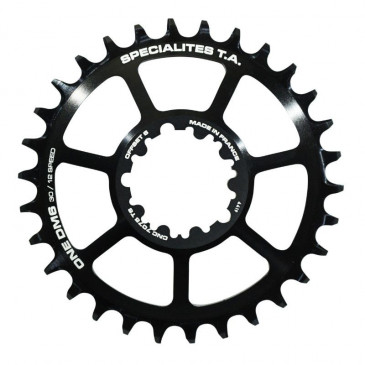 CHAINRING FOR MTB- "DIRECT MOUNT" 30teeth BLACK ALU TA DM6 GX and NX 11/12SPEED. (standard OFFSET 6mm)