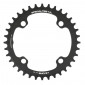 CHAINRING FOR E-BIKE - SINGLE 36teeth Ø104 BLACK TA E-ONE 4 ARMS ALU 7075 FOR BOSCH / BROSE / YAMAHA / GIANT / SHIMANO E-STEPS TA E-ONE 3662458017473