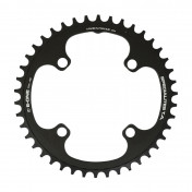 CHAINRING FOR E-BIKE - SINGLE 42teeth Ø104 BLACK TA E-ONE 4 ARMS ALU 7075 FOR BOSCH / BROSE / YAMAHA / GIANT / SHIMANO E-STEPS TA E-ONE 3662458017503