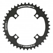 CHAINRING FOR E-BIKE - SINGLE 40teeth Ø104 BLACK TA E-SINGLE 4 ARMS ALU 7075 FOR BOSCH / BROSE / YAMAHA / GIANT / SHIMANO E-STEPS TA E-ONE 3662458017428