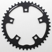 CHANRING FOR ROAD BIKE-5 arms- 42T. Ø110 "INNER" BLACK -ALUMINIUM- STRONGLIGHT 9/10 Speed (SHIMANO TYPE) 3700223703258