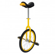MONOCYCLE 20" JAUNE TIGE DE SELLE REGLABLE (ROUE ALU) 3700948215890