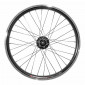 WHEEL FOR MTB 20" -FRONT- KARGO DISC FOR E-BIKE ALUMINIUM -BLACK -DOUBLE WALLED- SHIMANO HUB M475 DISC 6 HOLES- QUCK RELEASE (REINFORCED) STAINLESS SPOKES