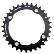 CHAINRING FOR MTB- Ø104 - 4arms-FOR TRIPLE- 32T. Ø104 BLACK MIDDLE STRONGLIGHT Thickness 3,5 mm - 8/9 Speed 3700223700691