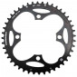 CHAINRING FOR MTB- Ø104 - 4arms-FOR TRIPLE- 44T. Ø104 OUTER BLACK STRONGLIGHT ZICRAL .Thickness 4 mm- 8/9 Speed. 3700223700684