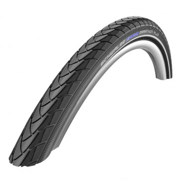 PNEU CITY 650 X 35A SCHWALBE MARATHON PLUS NOIR TR (26 x 1 3/8) (37-590) RENFORT FLANC REFLEX