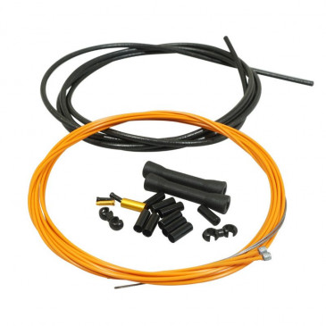 TRANSMISSION DERAILLEUR TRANSFIL SNAKE CHARMER LUBRIFIE ETANCHE (KIT TRANSMISSION 2CABLES/2 GAINES) 3700086802532
