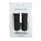 POIGNEE VTT HERRMANS LUNA LOCK 90mm NOIR AVEC COLLIER FERMETURE (PAIRE) 6438534002445