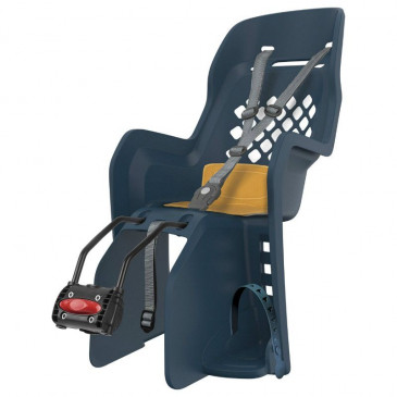 CHILD SEAT-REAR- POLISPORT FOR FRAME- JOY JEANS / YELLOW CUSHION (9 > 22Kgs) APPROVED EN 14344