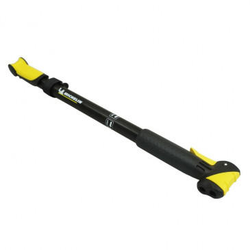 POMPE ROUTE/VTT MICHELIN ALU NOIR 8 BARS LONG 440mm AVEC POIGNEE ORIENTABLE VS/VP 3299738016316