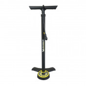 FLOOR PUMP - MICHELIN - STEEL - BLACK-WITH VERY BIG PRESSURE GAUGE 11BARS - SWITCH CONNECTION VP/VS 3299738016385
