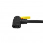 FLOOR PUMP - MICHELIN - STEEL - BLACK-WITH VERY BIG PRESSURE GAUGE 11BARS - SWITCH CONNECTION VP/VS 3299738016385