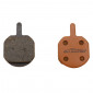 DISC BRAKE PADS- FOR MTB- FOR HAYES SOLE/MX OR MECANICAL DISC BRAKE REF NEWTON 6951 (NEWTON METAL SINTERED)