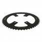 CHAINRING FOR ROAD BIKE- Ø 110 - 4 ARMS- 55T. External for SHIMANO ULTEGRA R8000 / 6800 TA X110 COMPATIBLE SHIMANO 105 5800+R7000/DURA ACE 9000+9100 Black 11 Speed. -.to order with the matching bolt set 3662458009171