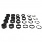 ENTRETOISE DIRECTION ALU NOIR 1"1/8-28.6 (BOITE CONTIENT 4X2mm-6X5mm-6X10mm-4X15mm-4X20mm) 4016538038817