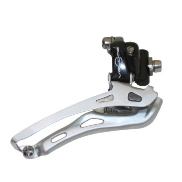 DERAILLEUR ROUTE AVANT CAMPAGNOLO 10V. VELOCE A BRASER DOUBLE NOIR