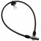 ANTIVOL VELO CABLE A CLE P2R DIAM 5mm L 65cm