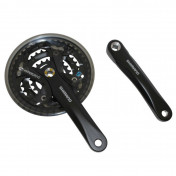 CHAINSET FOR MTB- SHIMANO 7/8 Speed ACERA M361 BLACK 175mm 42-32-22 (BOTTOM BRACKET 123mm) 4524667244370