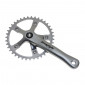 PEDALIER ROUTE STRONGLIGHT 9/10V. IMPACT TANDEM ARGENT 170mm 51-39-30 (KIT AVANT + ARRIERE) (AXE CARRE 115mm) 3700223721610