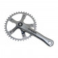 PEDALIER ROUTE STRONGLIGHT 9/10V. IMPACT TANDEM ARGENT 170mm 51-39-30 (KIT AVANT + ARRIERE) (AXE CARRE 115mm) 3700223721610