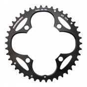 CHAINRING FOR MTB- Ø104 - 4arms-FOR TRIPLE- 42T. Ø104 OUTER BLACK STRONGLIGHT ZICRAL .Thickness 3,5 mm- 8/9 Speed. 3700223701728