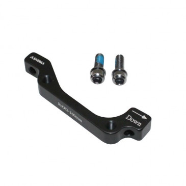ADAPTATEUR FREIN A DISQUE VTT ARRIERE BRAKCO DISQUE 160mm ETRIER POST-MOUNT SUR CADRE INTERNATIONAL 3700948074817