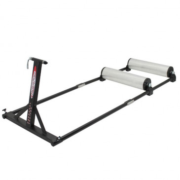 HOME TRAINER ROTO - 2 ALUMINIUM ROLLERS WITH BEARINGS-FASTENING SYSTEM ON FRONT WHEEL