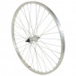 ROUE VTT 26" ALU ARRIERE MOYEU ALU AXE PLEIN ROUE LIBRE 1V. (VENDU AVEC ECROU 10X100) JANTE 21C