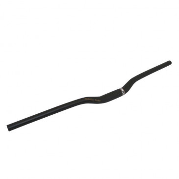 CINTRE VTT DEMI RELEVE P2R UNO ALU NOIR MAT 31,8mm L780mm HAUTEUR 25mm 3700948041413