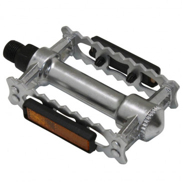 PEDALE CITY RETRO NEWTON 365 ACIER CHROME (PAIRE) 3700948072202