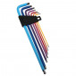 OUTIL CLE ALLEN P2R TETE SPHERIQUE1,5/2/2,5/3/4/5/6 (JEU DE 7 PIECES) 3700948044605