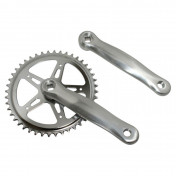 CHAINSET FOR URBAN BIKE- P2R - -ALUMINIUM CRANKS - 170mm WITH 44T. STEEL CHAINRING- CHAIN 3.30 3700948045107