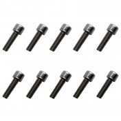 VIS POTENCE TETE CONIQUE M5x18mm CHROME (KIT DE 10 VIS) 3700948044018