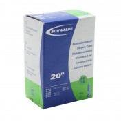 CHAMBRE A AIR VELO 20 x 1 3/8 - 500 x 28A - SCHWALBE VALVE STANDARD TOUT ALU (37-438 à 37-451) (AV7A)