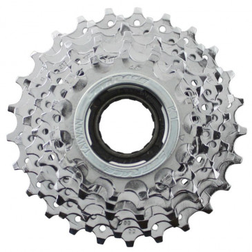 ROUE LIBRE 7V. SUNRACE 13-25 CHROME INDEXEE (EN BOITE)