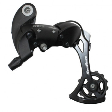 DERAILLEUR VTT ARRIERE SUNRACE M57 7/8V. CHAPE LONGUE A VIS (COMPATIBLE SHIMANO)