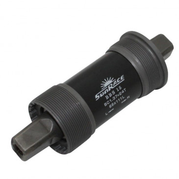 BOTTOM BRACKET - SQUARE TAPERED - SUNRACE BBS 111mm STEEL CUPS- (Width 68) BSC THREAD 1,37x24 4710944225853