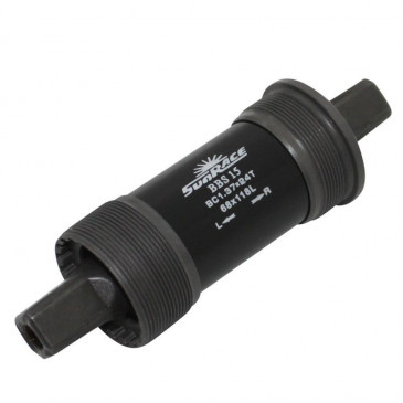BOTTOM BRACKET - SQUARE TAPERED - SUNRACE BBS 118mm STEEL CUPS- (Width 68) BSC THREAD 1,37x24 4710944225839