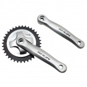 CHAINSET FOR URBAN BIKE- P2R - -ALUMINIUM CRANKS - 170mm WITH 36T.CHAINRING- CHAIN 3.30 3700948042557